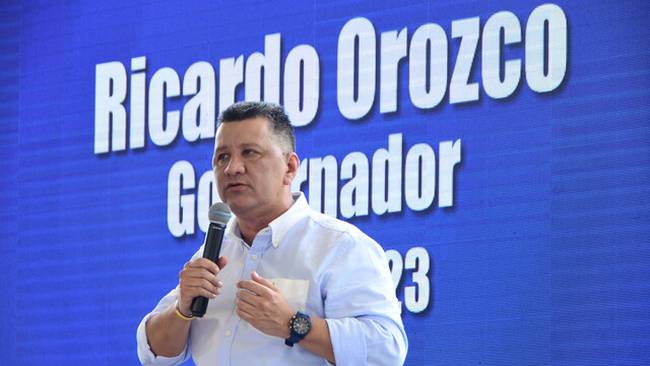 Ricardo Orozco, gobernador del Tolima. Colprensa/ El Nuevo Día.