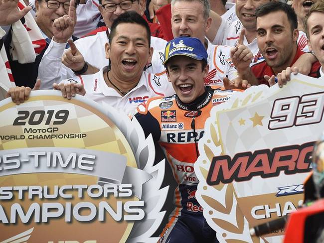Marc Márquez (Honda) gana el Gran Premio de Japón de Moto GP. Foto: Getty Images