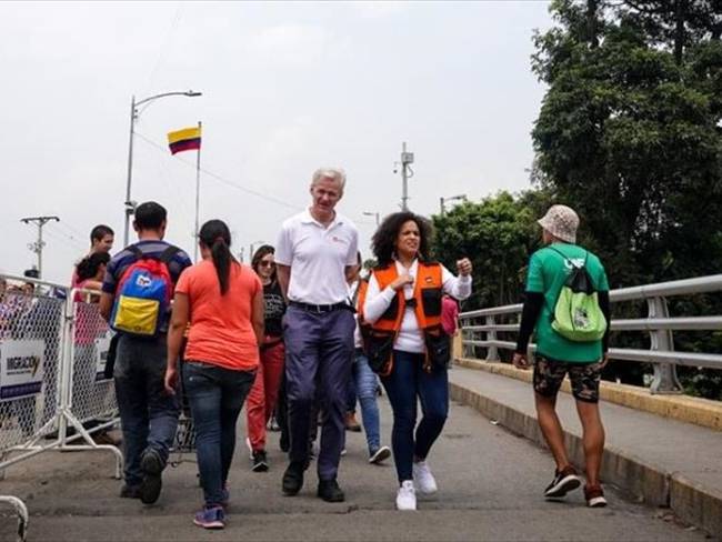 El secretario general del Consejo Noruego para Refugiados visitó Colombia. Foto: Agencia Anadolu