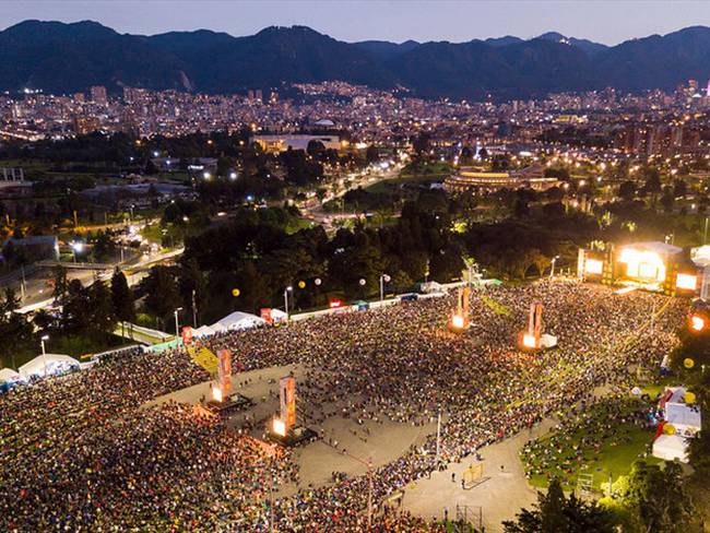 El Súper Bingo Éxito tuvo lugar en el parque Simón Bolívar de Bogotá el pasado 11 de febrero y alcanzó la cifra récord de 122.000 personas. Foto: Colprensa