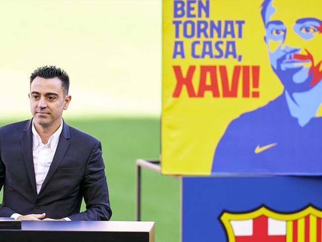 Presentan oficialmente a Xavi Hernández como entrenador del Barcelona. Foto: Getty Images