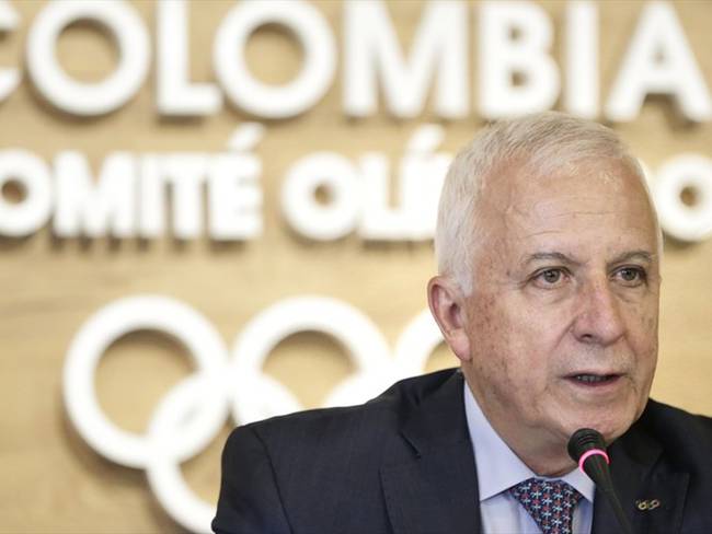 Baltazar Medina Presidente del Comité Olímpico Colombiano. . Foto: