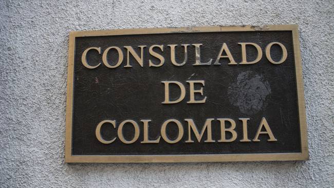 Imagen de referencia de Consulado de Colombia. Foto: Getty Images