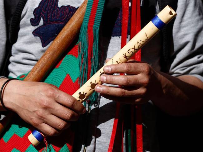 Las comunidades indígenas del Cauca decidieron regresar a sus territorios y suspender la instalación de la Comisión Mixta. Foto: Colprensa