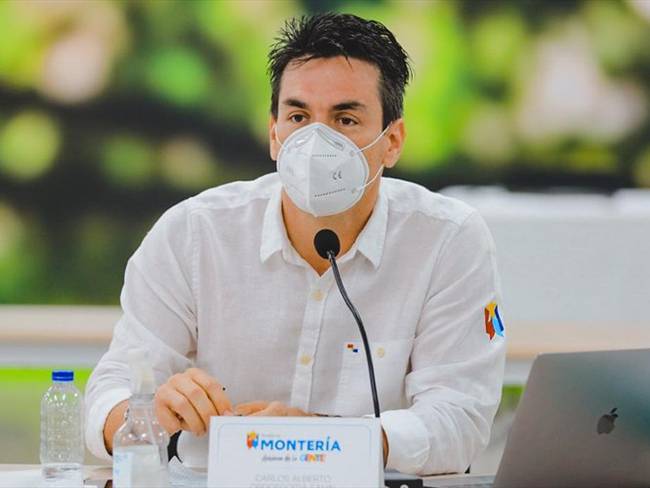 Alcalde de Montería propone declarar alerta naranja por aumento en ocupación UCI.Foto:Prensa Alcaldía Montería