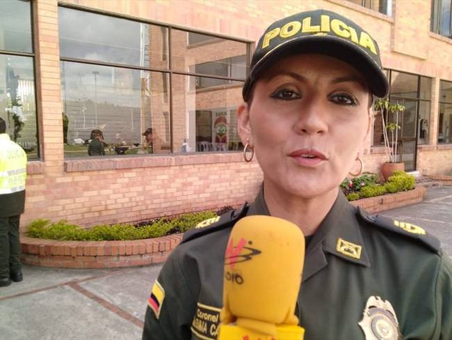 La coronel María Emma Caro reveló que los supuestos criminales son oriundos de los departamentos del Valle del Cauca, Santander, los Llanos orientales y Samacá. Foto: Jorge Herrera