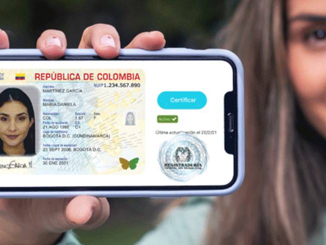 Cédula digital | Imagen: Registraduría Nacional de Colombia