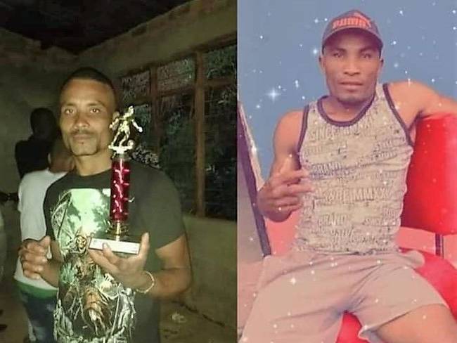 Yamil  Coavas Gómez y Uberney Murillo fueron raptados por sujetos armados el pasado 28 de noviembre. Crédito: Aconc