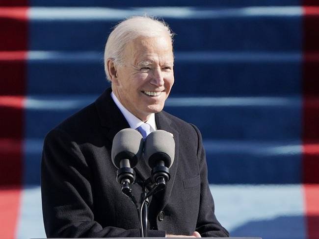 Joe Biden se convierte en el presidente número 46 de los Estados Unidos. Foto: Agencia AFP