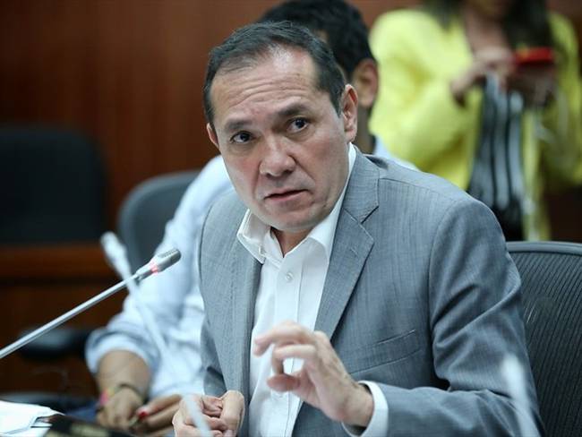 Antonio Sanguino rechaza el proyecto de ley que busca regular la protesta social en Colombia.. Foto: Colprensa