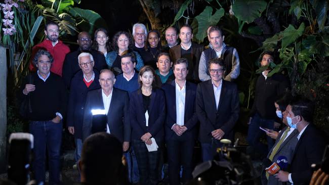 Precandidatos de la Coalición Centro Esperanza ratifican que irán a la consulta presidencial. Foto: Coalición de la Esperanza
