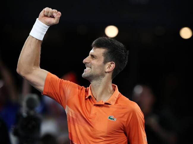 Novak Djokovic. (Photo by Sarah Reed/Getty Images)