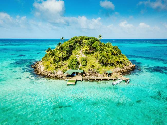 Isla en Colombia imagen de referencia. Foto: Getty Images.
