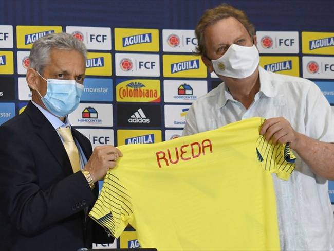 El llamado de Rueda a los jugadores de la Tricolor. Foto: Federación Colombiana de Fútbol