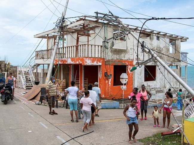 Gobierno explica la falta de avances en reconstrucción de San Andrés y Providencia. Foto: Colprensa / EFRAÍN HERRERA