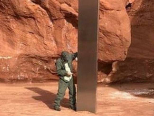 El origen de este misterioso objeto sigue causando intriga entre los usuarios de las redes sociales. Foto: Departamento de Seguridad Pública de Utah