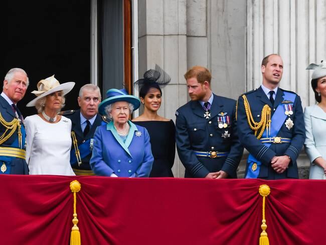 Príncipe Harry, Meghan y Andrés no estarán en el balcón de Buckingham para el jubileo de Isabel II