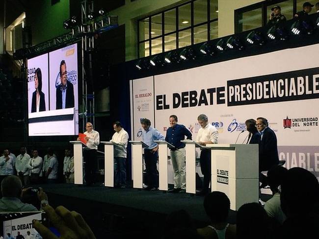 En Barranquilla, los candidatos a la Presidencia trataron temas importantes de la región y del país. Foto: Colprensa