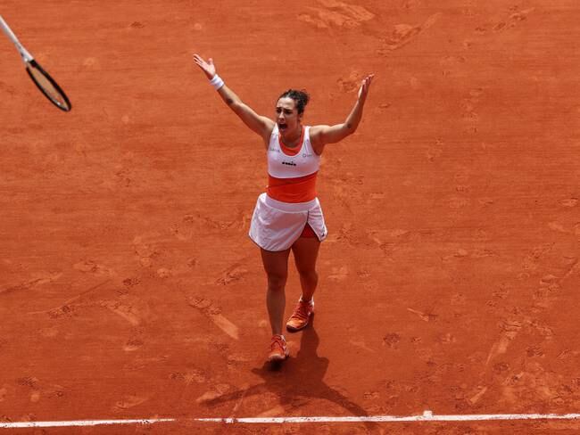La italiana Trevisan, primera semifinalista de Roland Garros. Foto: Getty Images