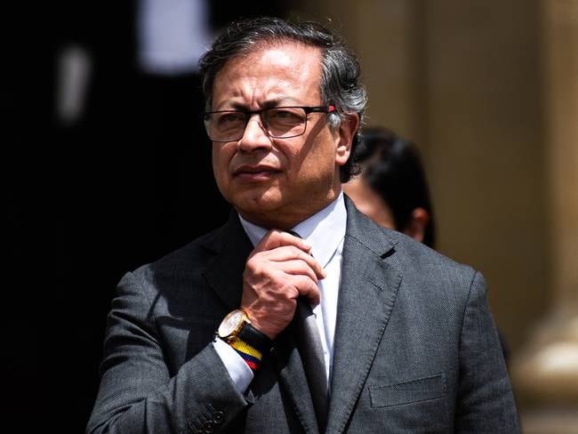 El presidente de Colombia Gustavo Petro. (Photo by Sebastian Barros/NurPhoto via Getty Images)