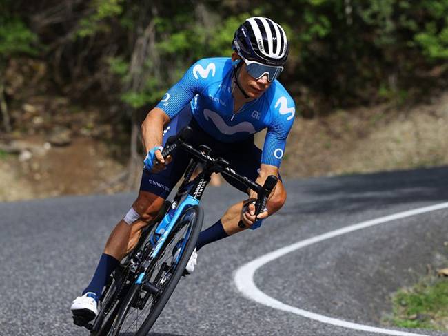 Miguel Ángel López, ciclista colombiano en la Vuelta a España 2021. Foto: Tim de Waele/Getty Images