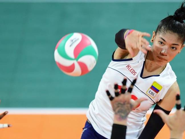 Amanda Coneo, voleibolista colombiana. Foto: Getty Images