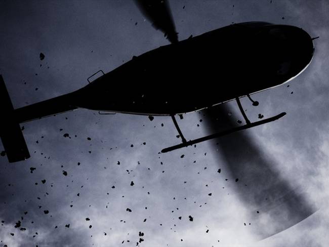 Helicóptero se accidentó en el aeropuerto de Matecaña. Foto: Getty Images