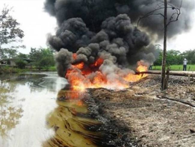 Ataques de las Farc a petroleras.. Foto: Colprensa / Archivo