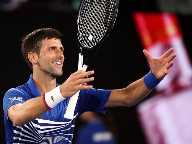 El serbio Novak Djokovic dio un paso más en su búsqueda del récord de siete títulos en el Abierto de Australia. Foto: Getty Images