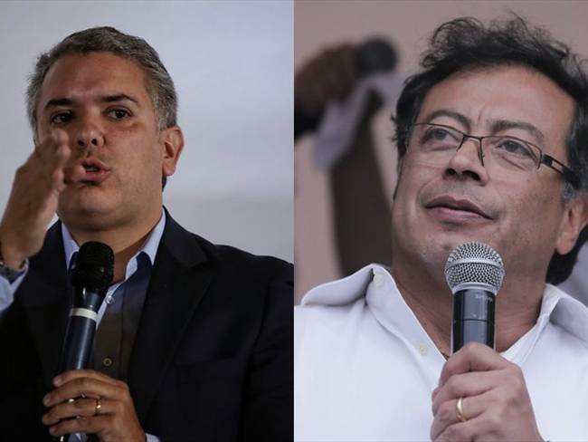 Iván Duque con 42% y Gustavo Petro con 33% lideran intención de voto en encuesta Datexco. Foto: Colprensa